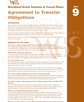 WGS 9: Agreement to Transfer Obligations Form